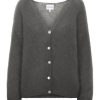 Knitwear | Americandreams Cornelia Ls Cardigan Anthracite Grey