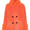 Outerwear | Americandreams Fiona Short Wool Coat Orange