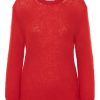 Knitwear | Americandreams Mari Oversized Knit Pullover Lipstick Red