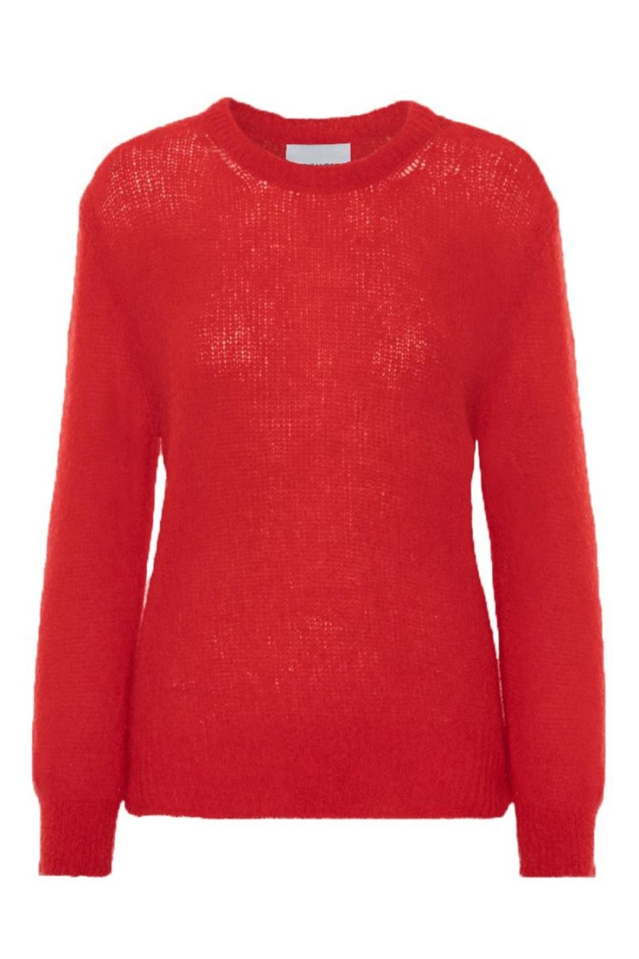 Knitwear | Americandreams Mari Oversized Knit Pullover Lipstick Red