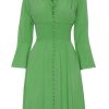 Dresses | Americandreams Sally Short Dress Green Solid