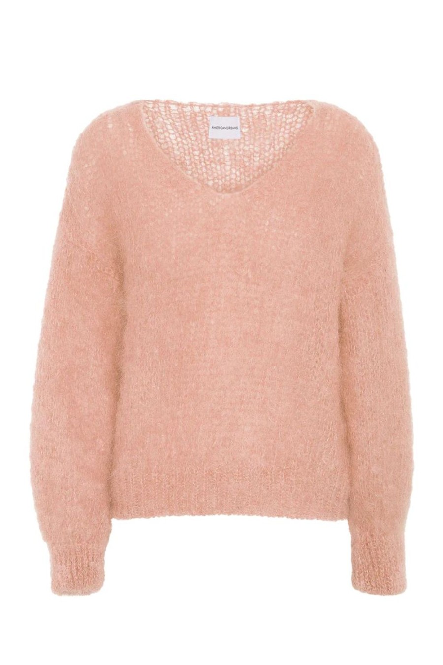 Knitwear | Americandreams Milana Ls Mohair Knit Peach