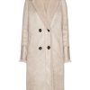 Outerwear | Americandreams Leona Wool Coat Long Beige