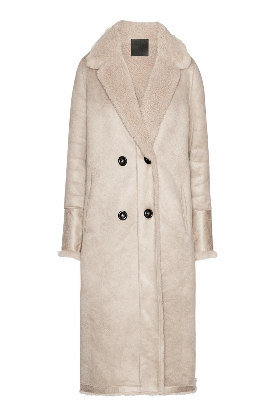 Outerwear | Americandreams Leona Wool Coat Long Beige