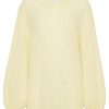 Knitwear | Americandreams Pepper Round Neck Pullover Light Yellow