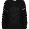 Knitwear | Americandreams Catia Mohair Stitch Pullover Black