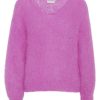 Knitwear | Americandreams Milana Ls Mohair Knit Pearly Purple