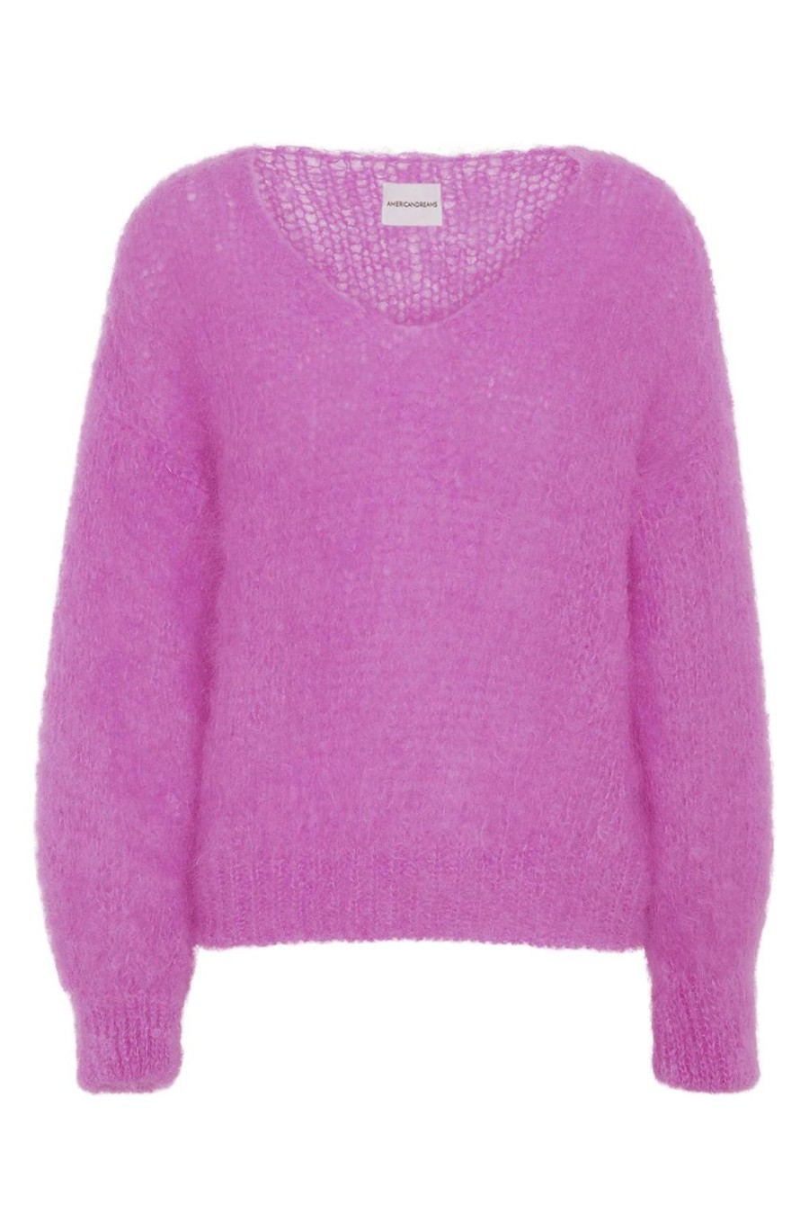 Knitwear | Americandreams Milana Ls Mohair Knit Pearly Purple