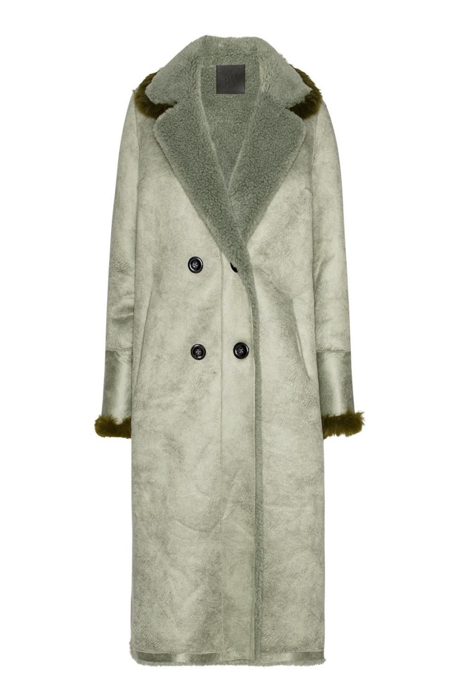 Outerwear | Americandreams Leona Wool Coat Long Green