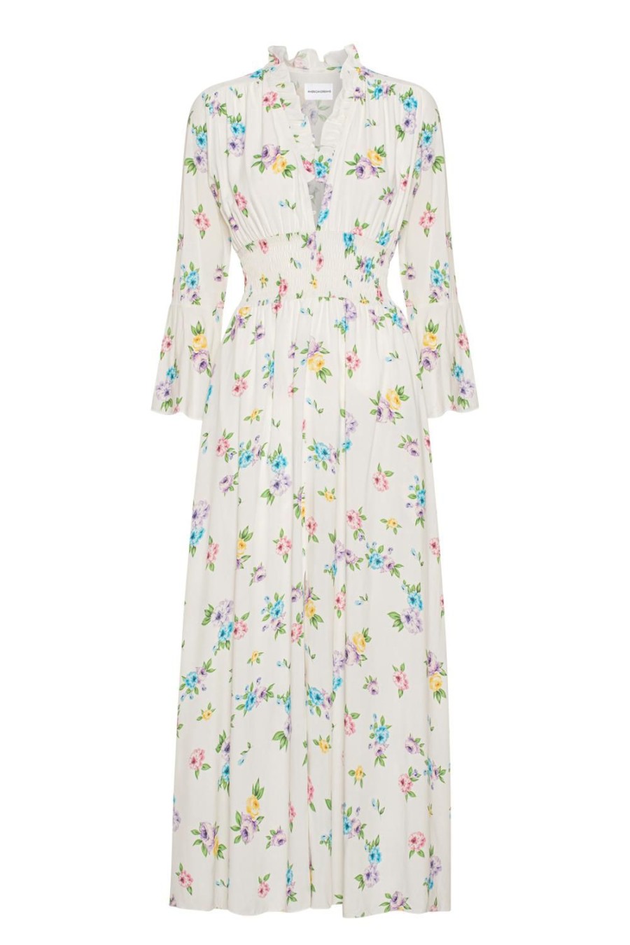 Dresses | Americandreams Sally Long Dress White Multiflower