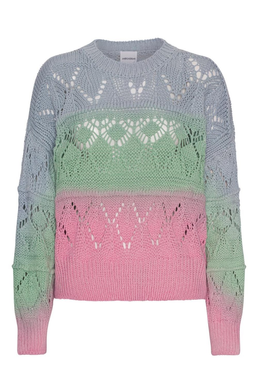 Knitwear | Americandreams Cassie Cotton Pullover Candy Ombre