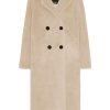 Outerwear | Americandreams Fiona Long Coat Without Fur Beige