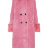 Outerwear | Americandreams Fiona Long Wool Coat Pink