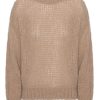 Knitwear | Americandreams Leonnie Alpaca Pullover Medium Brown