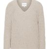 Knitwear | Americandreams Sui Cotton Pullover Beige