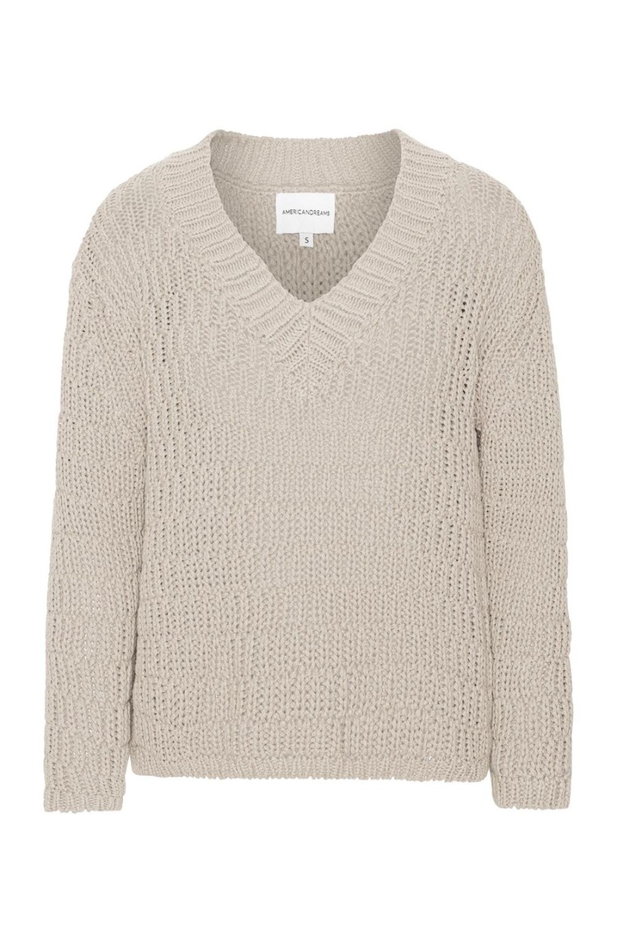 Knitwear | Americandreams Sui Cotton Pullover Beige