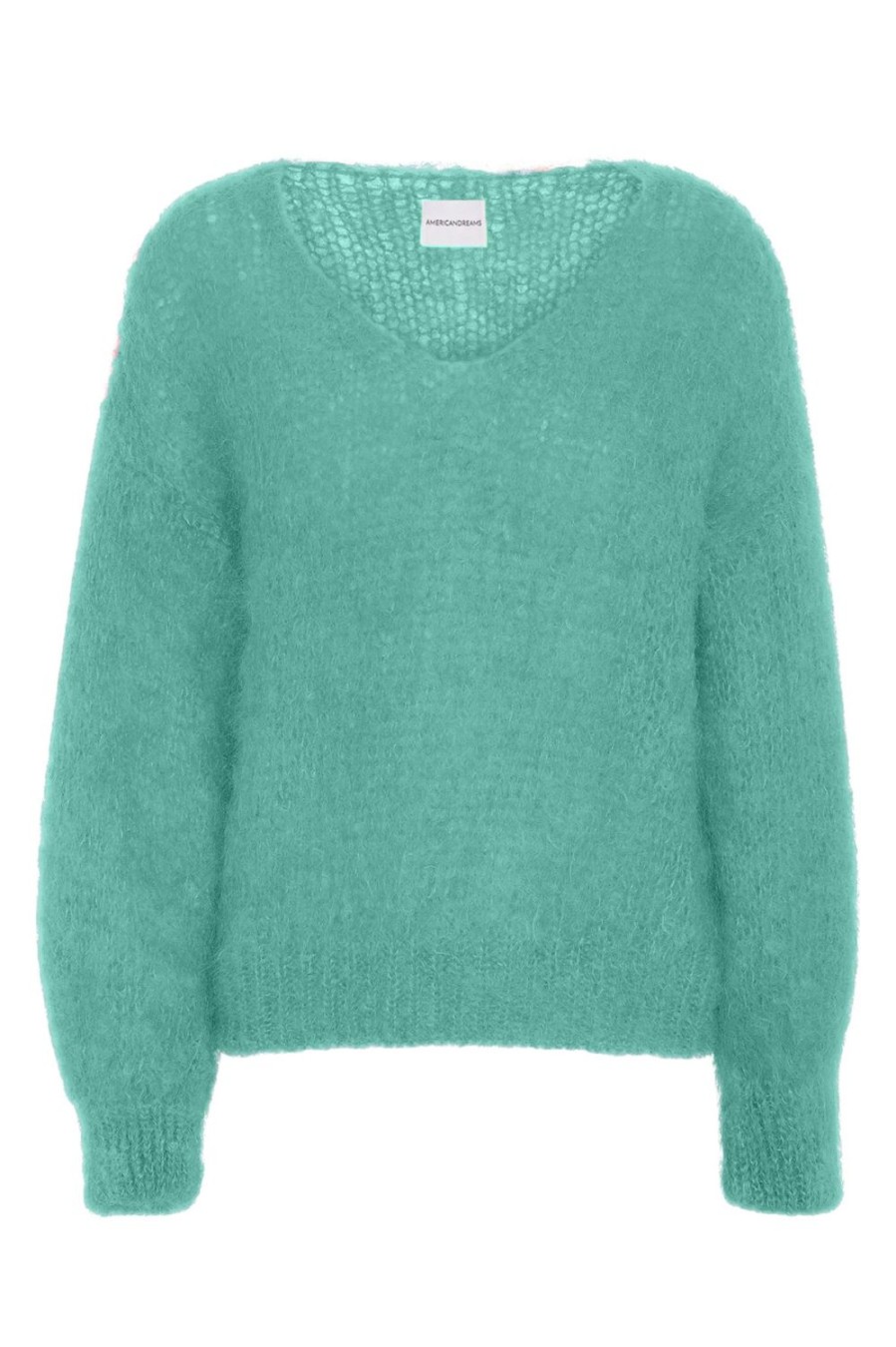 Knitwear | Americandreams Milana Ls Mohair Knit Seafoam Green