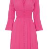 Dresses | Americandreams Sally Short Dress Pink Solid