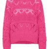 Knitwear | Americandreams Cassie Cotton Pullover Neon Pink