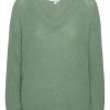 Knitwear | Americandreams Silja V Neck Knit Dusty Green