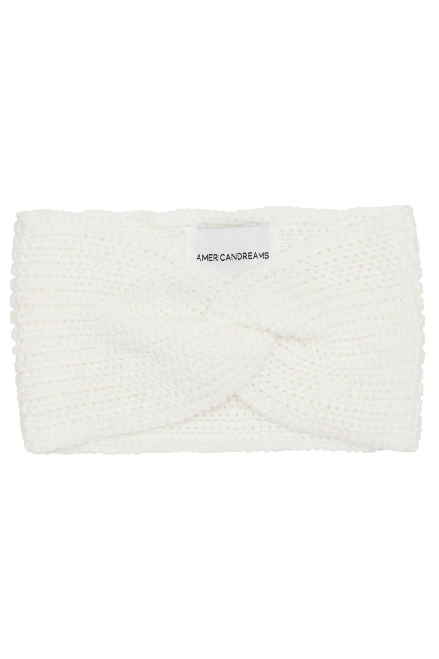 Knitwear | Americandreams Tori Cotton Twisted Headband White