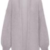 Knitwear | Americandreams Lee Midi Cardigan Light Grey