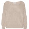 Knitwear | Americandreams Milana Ls Light Cotton Knit Beige