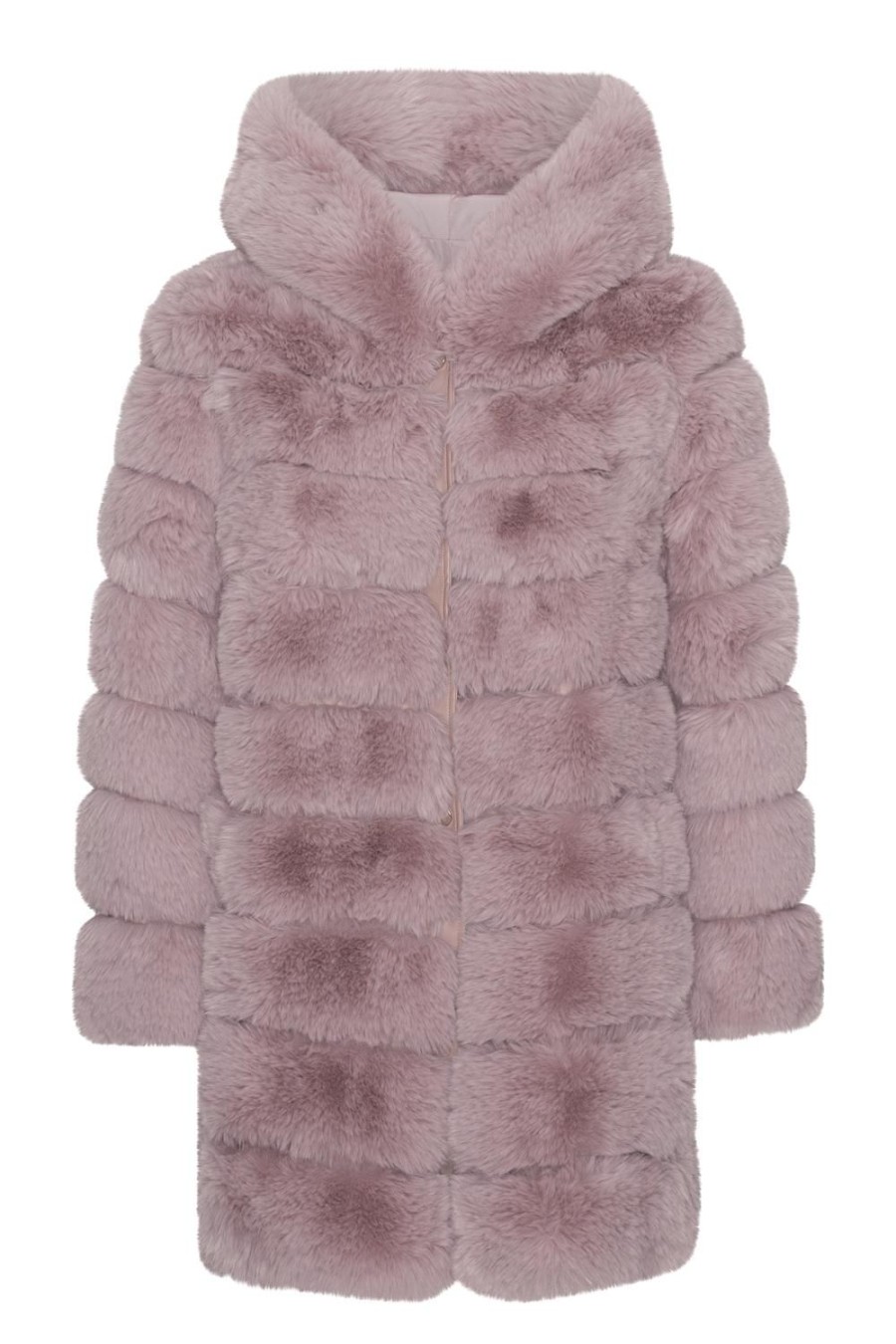 Outerwear | Americandreams Blake Faux Fur Coat Long Light Pink