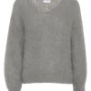 Knitwear | Americandreams Milana Ls Mohair Knit Grey