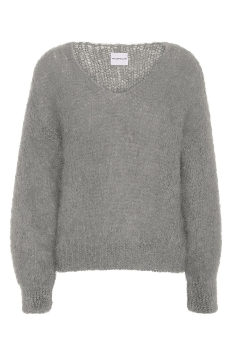 Knitwear | Americandreams Milana Ls Mohair Knit Grey