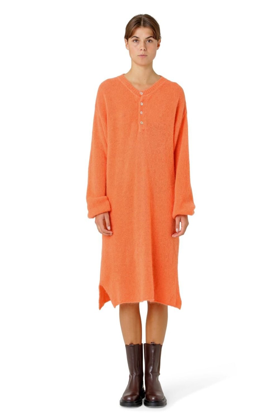 Knitwear | Americandreams Zelma Dress Burnt Orange