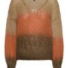 Knitwear | Americandreams Milana Ls Mohair Knit Ombre Orange