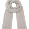 Knitwear | Americandreams Lisa Mohair Scarf Beige