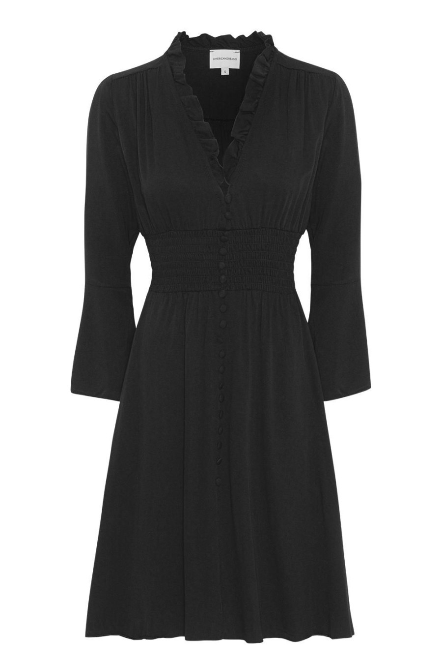 Dresses | Americandreams Sally Short Dress Black Solid