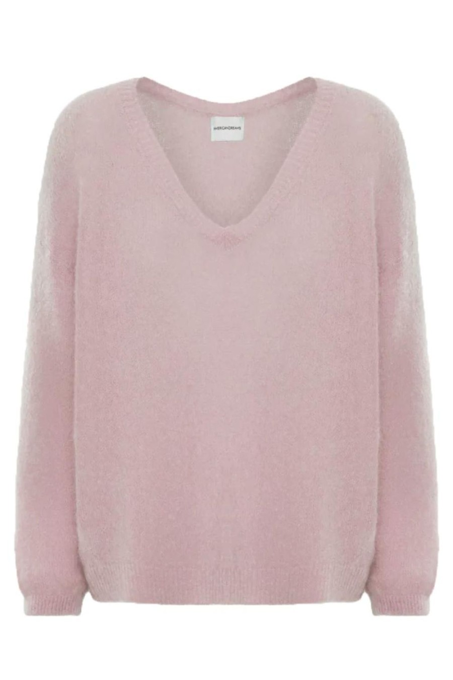 Knitwear | Americandreams Silja V Neck Knit Light Pink