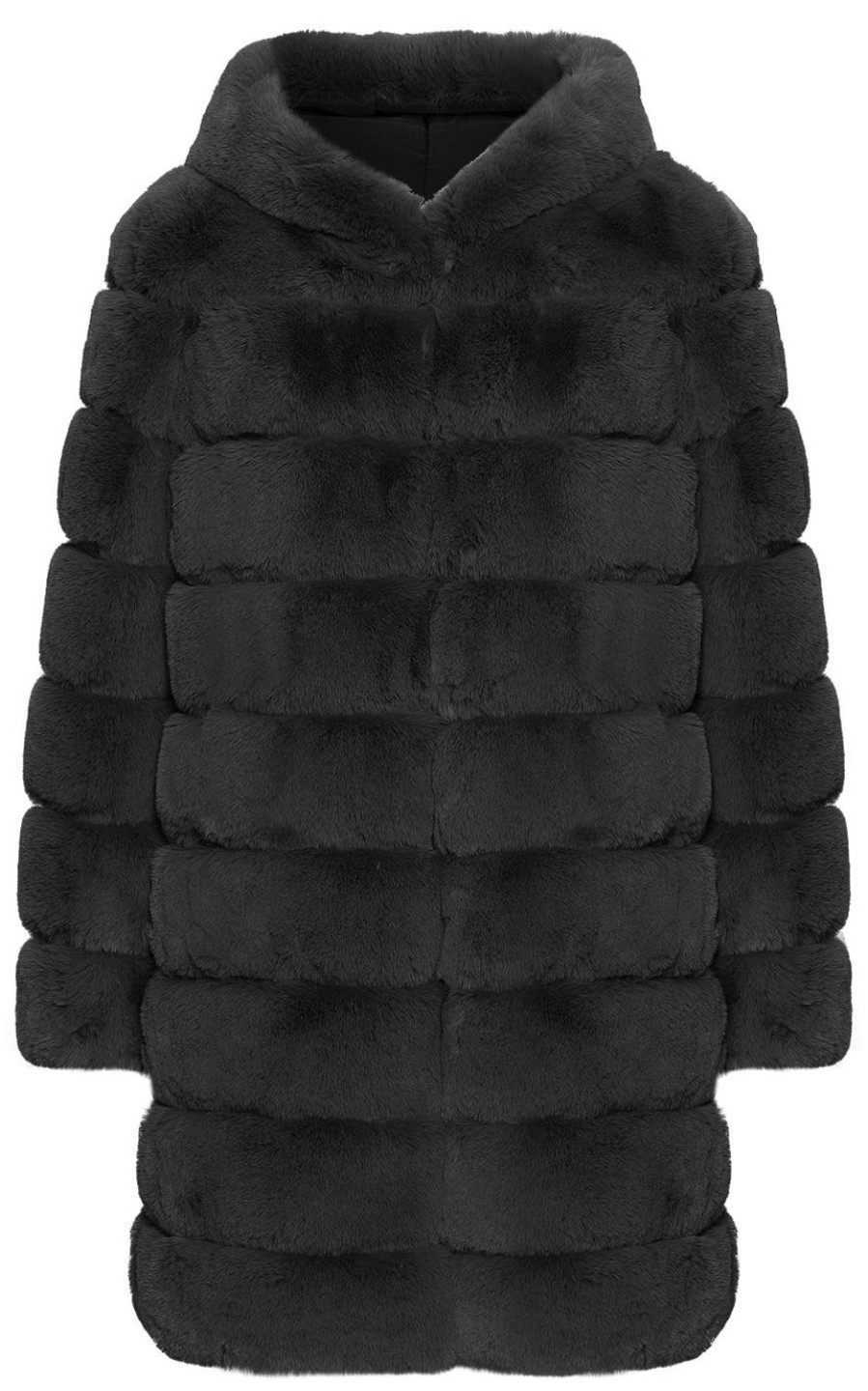 Outerwear | Americandreams Blake Faux Fur Coat Long Black