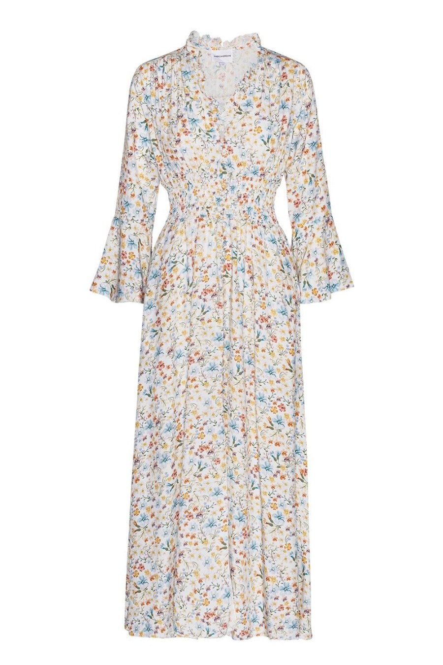 Dresses | Americandreams Sally Long Dress White Summer Flower