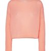 Knitwear | Americandreams Molly Cropped Pullover Peach