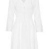 Dresses | Americandreams Sally Short Dress Solid White