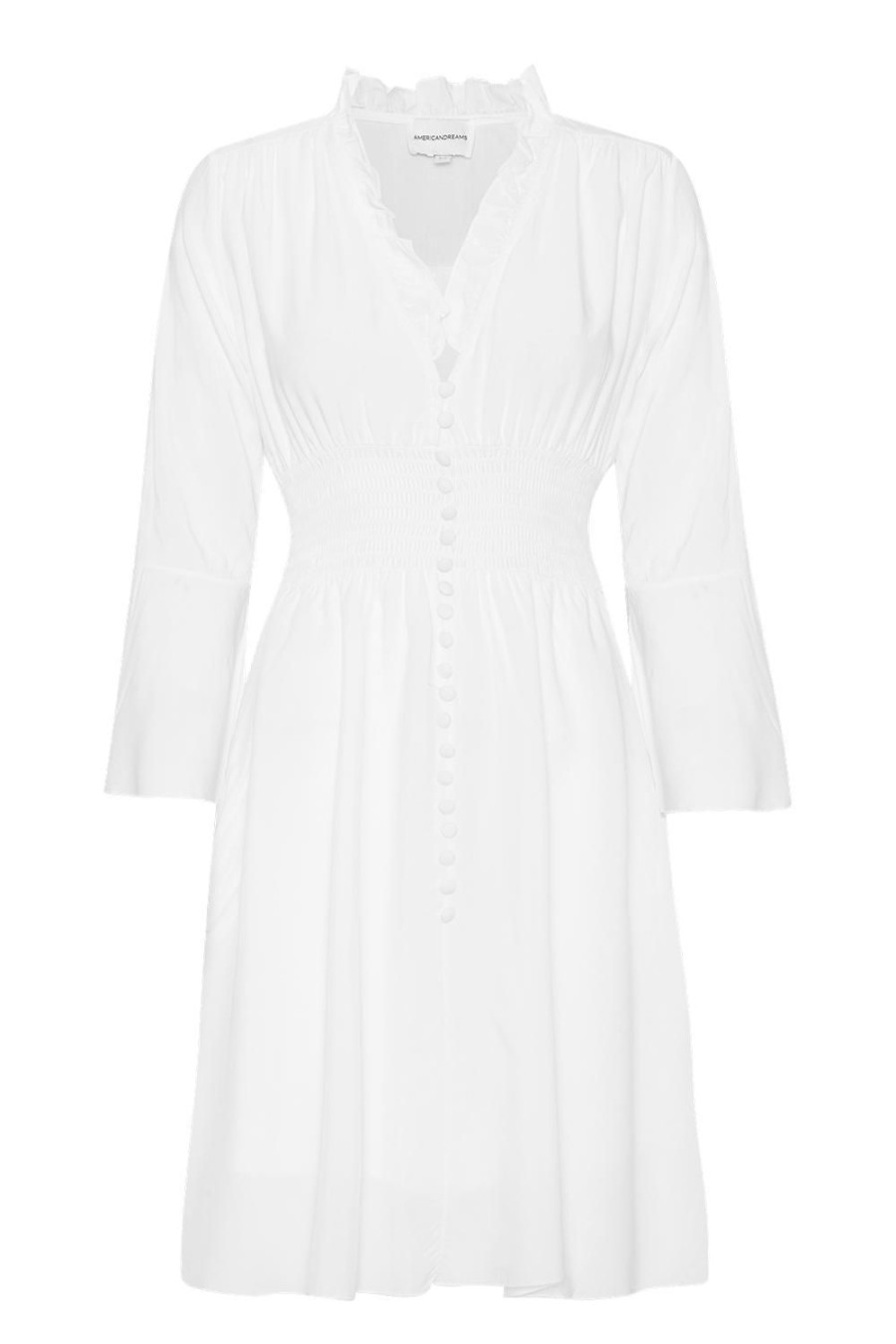 Dresses | Americandreams Sally Short Dress Solid White