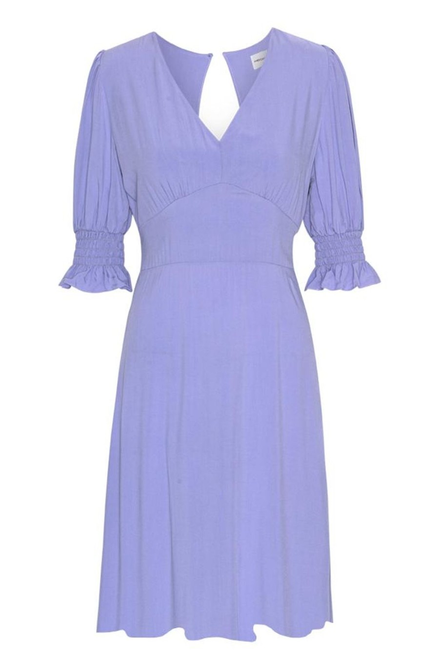 Dresses | Americandreams Koko Short Dress Lilac Solid