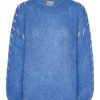 Knitwear | Americandreams Catia Mohair Stitch Pullover Sky Blue