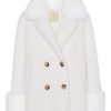 Outerwear | Americandreams Fiona Short Wool Coat White