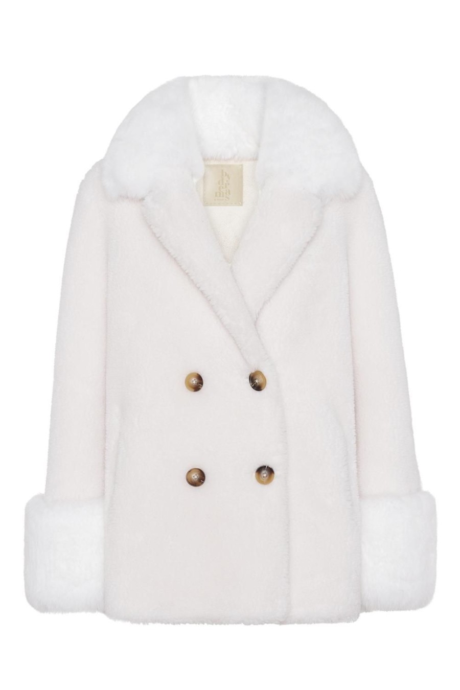 Outerwear | Americandreams Fiona Short Wool Coat White