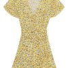 Kids | Americandreams Milly Wrap Dress Kids Yellow Flower