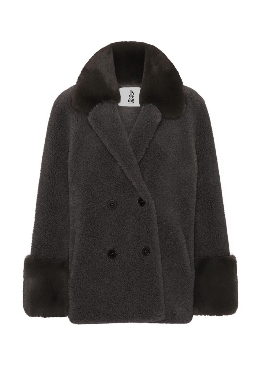 Outerwear | Americandreams Fiona Short Wool Coat Chocolate Brown