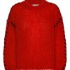 Knitwear | Americandreams Catia Mohair Stitch Pullover Lipstick Red