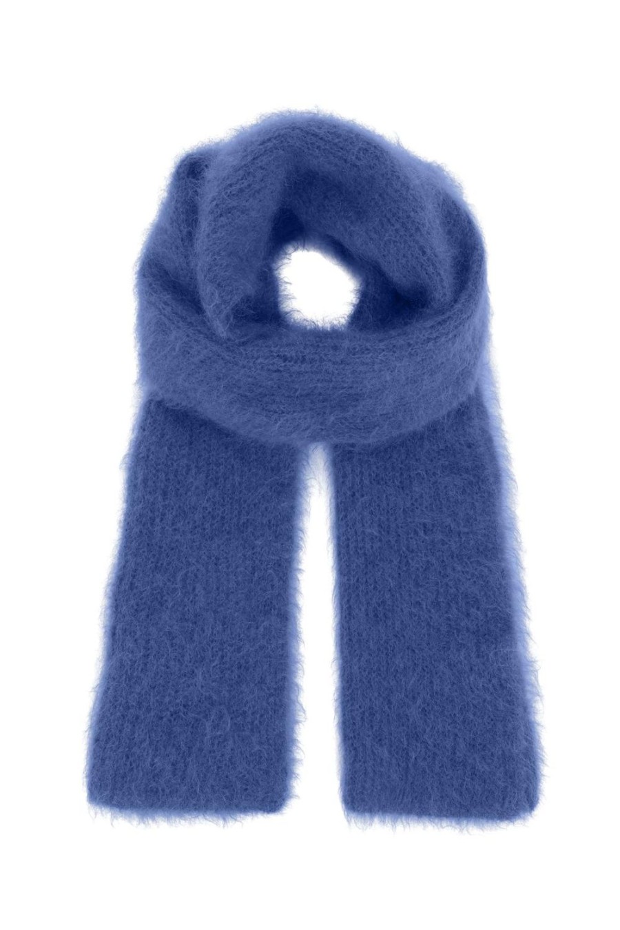 Knitwear | Americandreams Lisa Mohair Scarf Dark Blue