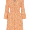 Dresses | Americandreams Sally Short Dress Orange Flower