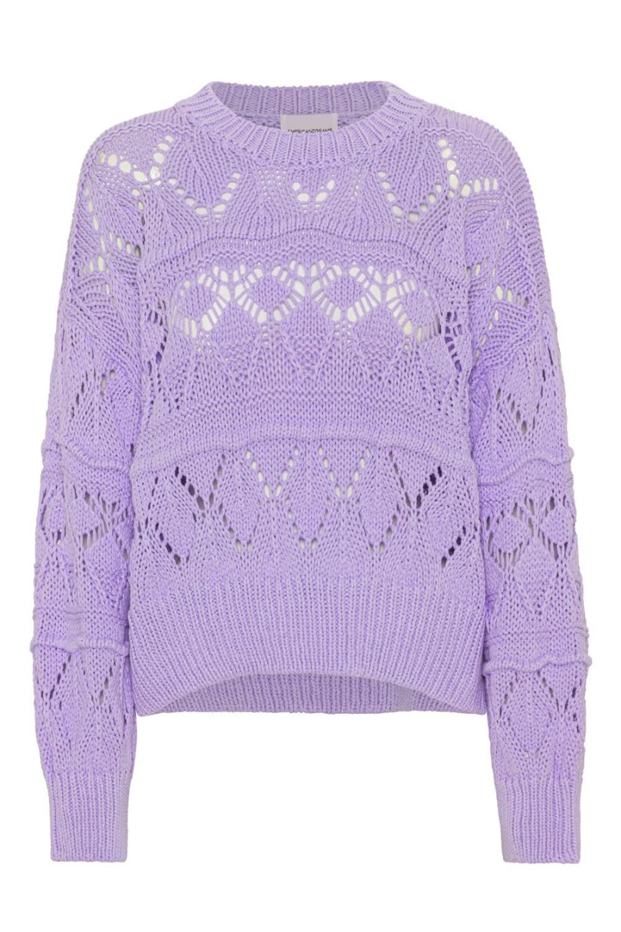 Knitwear | Americandreams Cassie Cotton Pullover Lilac